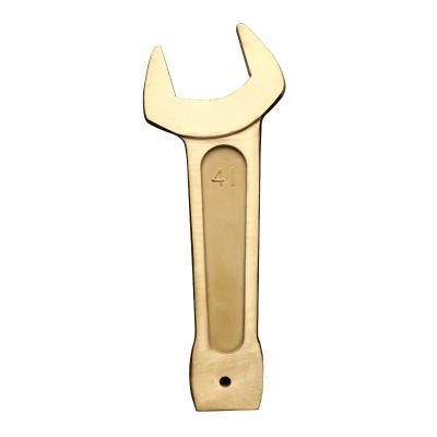 China China Explosion Proof Percussion Aluminum Bronze Non-sparking Open Wrench for sale