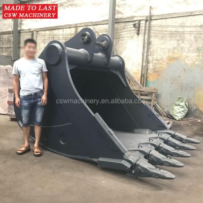 China Farms digging bucket for excavator Volvo EC750 EC700B GP bucket uses hardox 450 Q690 for sale