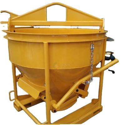 China Construction Machinery Hot Concrete Chip Bucket For Construction Contractors 1CBM Capacity zu verkaufen