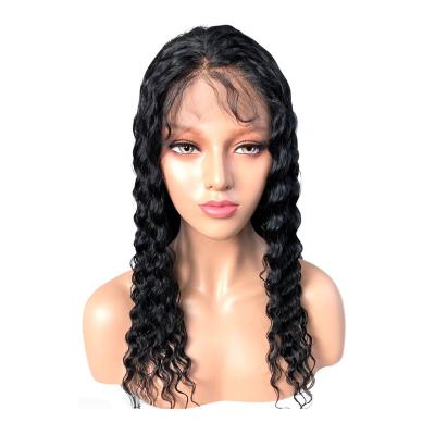 China Yotchoi Hot Sale 130% Density Indian Remy Human Hair Lace Front Wig Deep Wave With Baby Hair for sale