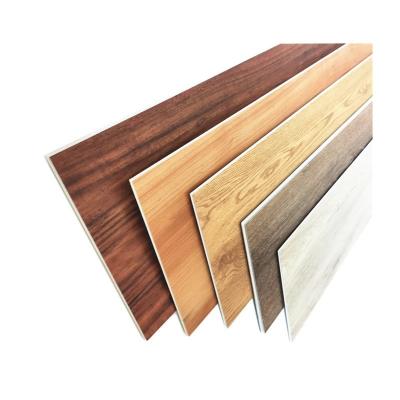 China Luxury PVC plastic flooring certified by UV coating waterproof anti-slip wear resistant LVT SPC wood look with large color variation vinyl plank tiles for sale