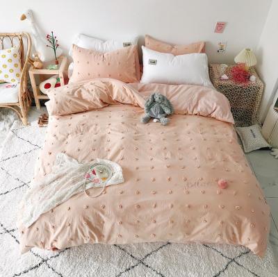 China KOREAN Luxury 3d Design Flower Duvet Cover Sets Cute Cotton Beding Quilt Comforter Cover Pillowcases Bedspreed for sale