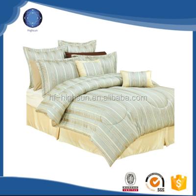 China Wholesale cheap plain quality hotel bedding set, comforter set for sale