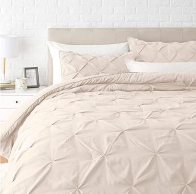 China Modern Pinch Pleat Down-Alternative Comforter Bedding Set for sale