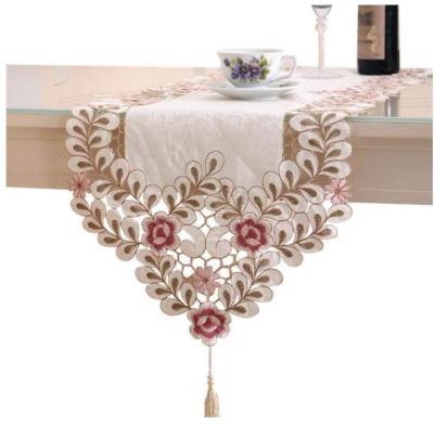 China Farmhouse wholesale classic flower dining table runner for dining table home decoration for sale