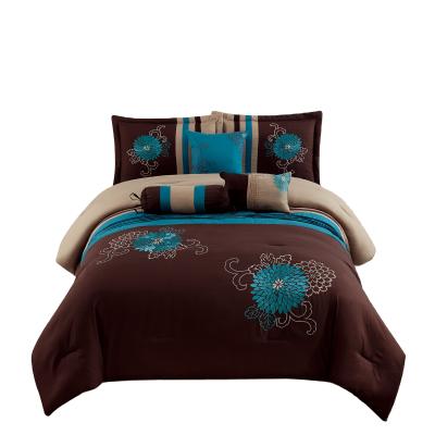 China EMBROIDERY high quality durable using various EMBROIDERY designers comforter sets for sale