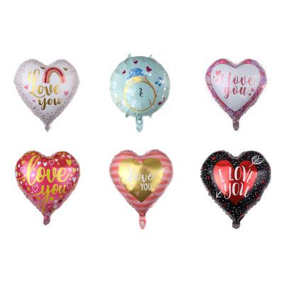 China San's Valentine's Day gift toy balloon foil globos I love you for valentine's love helium decoration gift baloons 2021 valentines day set balloons for sale