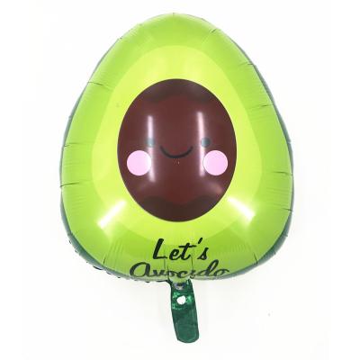 China New Design Inflatable Party Fruit Avocado Helium Foil Balloons,Let Us Avocado Party Balloon for sale