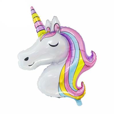 China Unicorn Party Supplies Unicorn Helium Balloons Event Party Supplies Unicorn Foil Balloons for sale