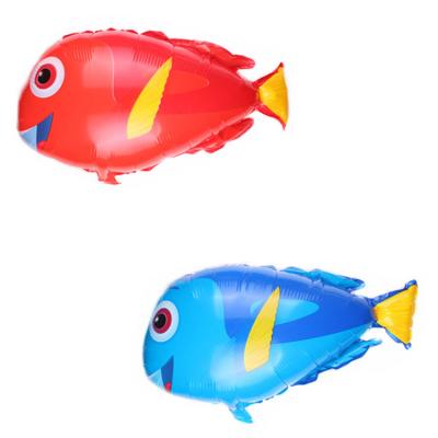 China Gift Toy Hot selling wholesal birthday supplies deep sea fish shark whale shape foil balloon for party birthday decoration for sale