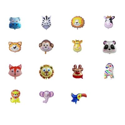 China Gift Toy Globo Happy Birthday Animal Head Monkey Helium Balloons Party Decoration Kids Toys Inflatable Party Foil Balloon for sale