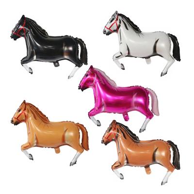 China Gift Toy Factory Wholesale Horse Shaped Foil Balloon Animal Balloons Inflatable 4d Balloon New Arrival High Quality for sale