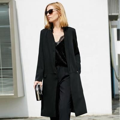 China 2021 Breathable Formal Casual Women's Knee-Length Suits Spring Autumn Winter Fashion Young Solid for sale