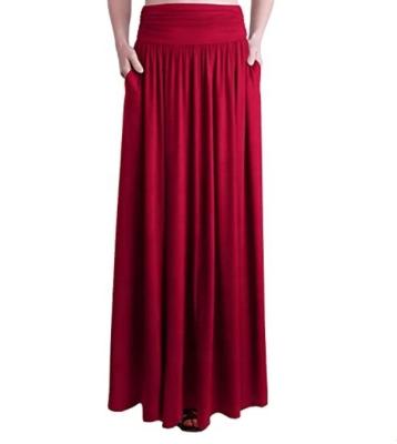 China 2021 Anti-Static Women's Satin Light Elegant Long Waist Skirt Daily Life School Shopping One-Line Casual Maxi Skirt for sale