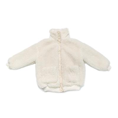 China Women's Quilted Lamb Fur Jacket Of Zipper Breathable Warm Contrast Jacket Motorcycle Wool Lamb Sweater for sale