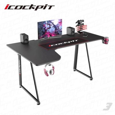 China PC Computer Gamer L Shaped Packing Desk (Other) Icockpit Style Single Adjustable Ergonomic Home Office Multi Function Desk Pro For Gaming for sale