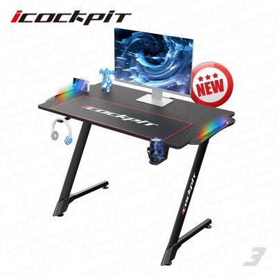 China Ergonomic Cheap Gamer Table Gaming Table (Other) Icockpit Adjustable Table High Quality Cheap Modern Gaming Desk for sale