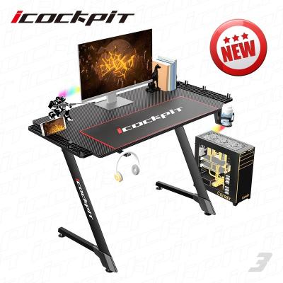 China (Other)Adjustable Cockpit This Is The Most Cost-effective Cheap Gamer Table Ergonomic Metal Leg Desk Gaming Gamer Desk for sale