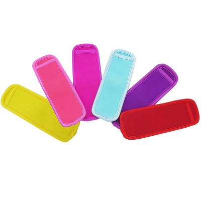 China Hot Sale Solid Color Waterproof Pole Icy Holders Sleeves Neoprene Popsicle Holders for sale