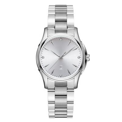 China Luxury Lady Watch Women OEM Logo Stainless Steel Quartz Wrist Auto Date Reloj With Japan Movement for sale