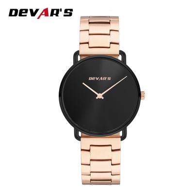 China Devar Automatic Date Low MOQ Custom Wristwatch Best New Hot Minimalist Slim Watches for sale