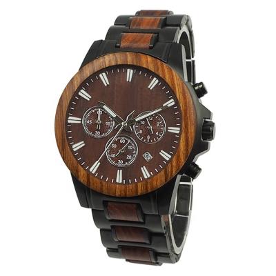 China Automatic Date Shenzhen Bestseller Men Watch Fashion Custom Your Own Brand Fashion Wood Watch for sale