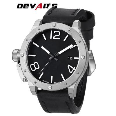 China Custom Logo Date Automatic Date Chronograph Mens Watches Luxury Dive 10atm Waterproof Watch for sale