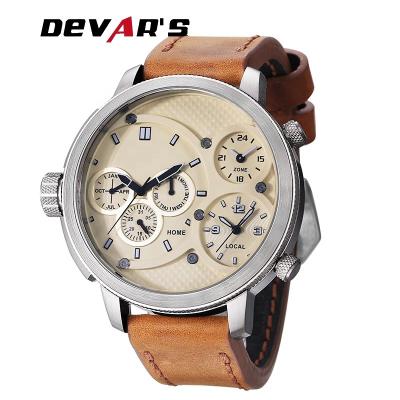 China Luxury Stainless Steel Case Alarm Couple Time Chronograph Men Watch Multilayer Wrist Watch for sale