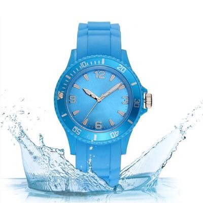 China Colorful Alarm Porcelain Silicone Men Watches Trendy Fashion Quartz Casual Watch for sale