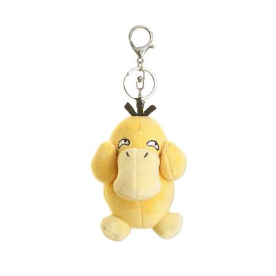 China High Quality Plush Push Monday Plush Toys Sound Dolls Psyduck Farfetch'd Pika-Chu Charmander Keychain for sale