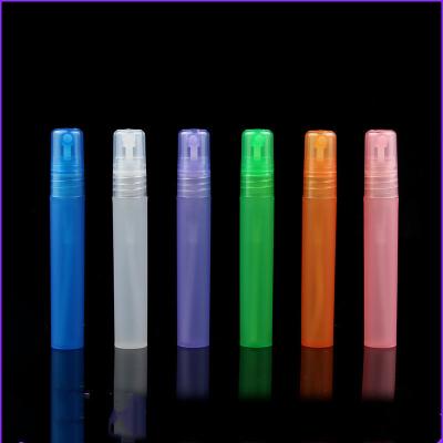 China Gift & Craft Perfume Spray 8ml 10ml Small Clear Slim Refillable Bottles Glass Perfume Bottle Vial With Aluminum Sprayer for sale