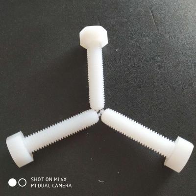 China High Quality Plastic Nylon Hex Head Bolt and Nut for sale