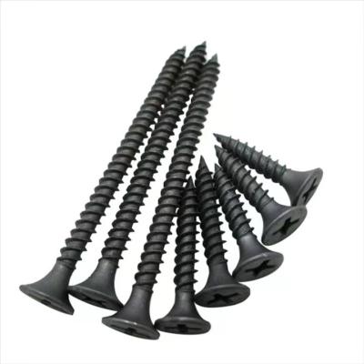 China Flat Self Tapping Screw Fastener Drywall High Quality Black Phosphating Screw for sale