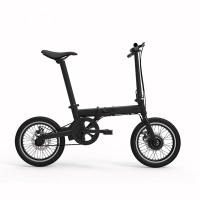 China European cheap wholesale 250w aluminum alloy 16 inch folding bike electric bicycles with lithium battery for sale