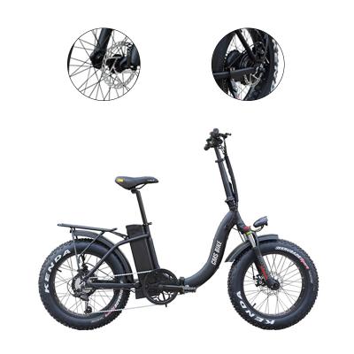 China Hot Sales Aluminum Alloy Bike 2021 Fat Packed Times Electric Bicycle Tire EBF-1 for sale