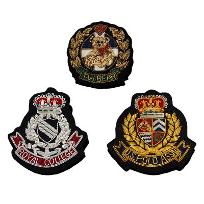 China Nickel Free Custom Logo Patch Design Ironable Embroidery Pin Badge for sale