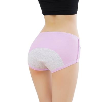 China Breathable Women Menstrual Panties Plus Size Period Briefs 5pcs Waterproof Breathable Female Period Briefs for sale