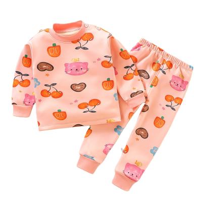 China Baby Kids Pajama Sets Cotton Sleepwear Suit Spring Casual Pajamas Tops+Pants Animal Printed Pajamas Spring Pajamas Tops+Pants for sale