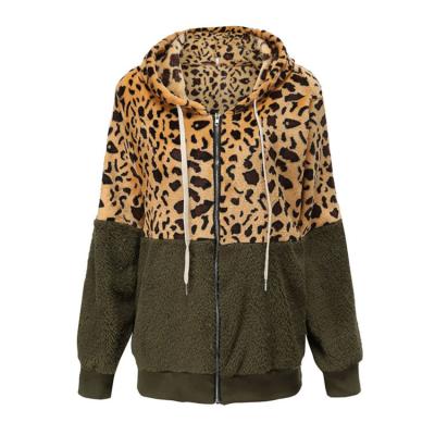 China Fashion Women New Arrival Hoodies Leopard Long Sleeve Warm Hoodie Tops Breathable Clothing Good Quality for sale