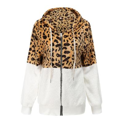 China Good Quality Breathable Tops Women Fashion New Arrival Hoodie Fashion Design Sweatshirts Leopard Warm for sale