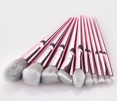 China Angular Blush Makeup Tool Kit Kits Travel Logo Brushes Makeup Brush Set Custom Made Set for sale