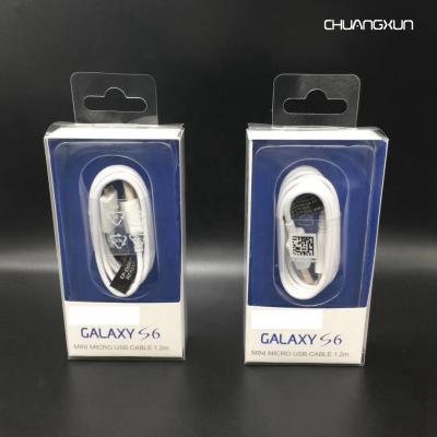 China Original Samsung S6 Mobile Phone Factory Wholesale Fast Charging USB Data Cable Note 4 Micro USB Cable S4 S6 for sale