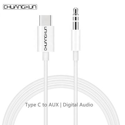 China Factory hot sale car type c to 3.5mm cable audio stereo for note 10/mate 30pro/Pixel 3/3 XL/2/2XL i pro protection for sale