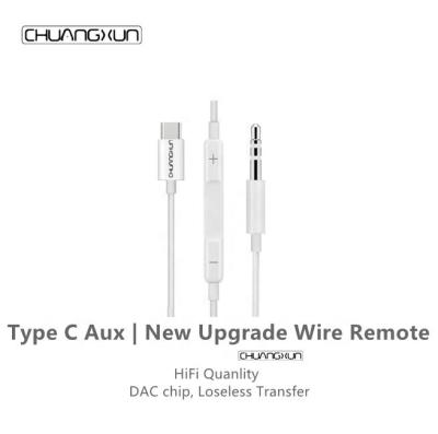 China NEW ORIGINAL car type c audio cable with 3.5mm wire remote aux. for protection of note 10/mate 30pro/Pixel 3/3 XL/2/2XL i pro for sale