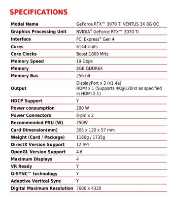 China Workstation Skycorp EPCheap graphics cards nvidia geforce rtx 3070 Assur 8gb GeForce RTX 3070 Ti VENTU S 3X 8G OC Ready Stock for sale