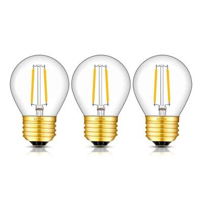 China Hotel G45 filament LED g45 lamp led filament bulb 4W Dimmable raw material led light G45 high power bulb for sale