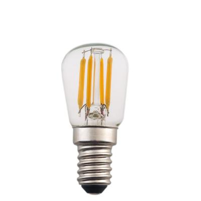 China ST26 LED Refrigerator LED Indicator Indoor Lighting Filament Lamp AC85-265V 220-240V 2W E14 2700K for sale