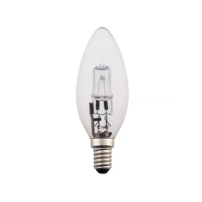 China Energy Lamp 220V 28W E14 HALOGEN LAMPS C35 Glass Halogen Bulb for sale