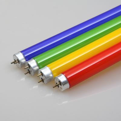 China T8 18W/36W G13 Color Tube With Color Fluorescent Tube With Tubular CE Approval for sale