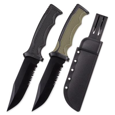 China Hot Sale Military Tactical Army Style Combat Survival Tactical Knives Fixed Blade Outdoor Camping Hunting Knife With Portable Kydex Sheath for sale